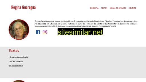 reginaguaragna.com.br alternative sites