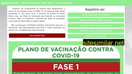 registrovacina.com.br alternative sites