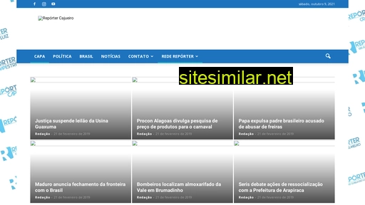 reportercajueiro.com.br alternative sites
