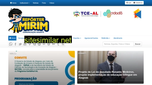 reportermirim.com.br alternative sites