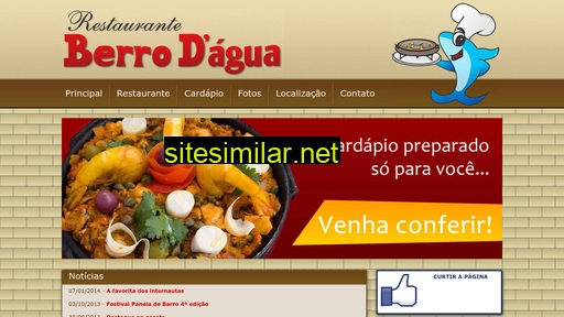 restauranteberrodagua.com.br alternative sites