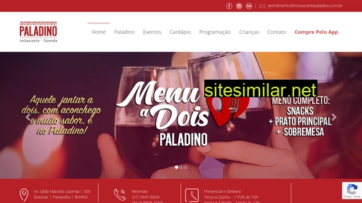restaurantepaladino.com.br alternative sites