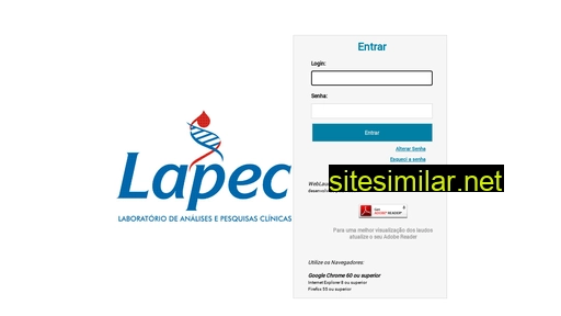 resultados.lapec.com.br alternative sites