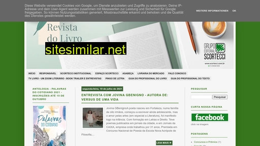 revistadolivro.com.br alternative sites