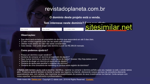 revistadoplaneta.com.br alternative sites