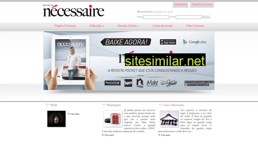 revistanecessaire.com.br alternative sites