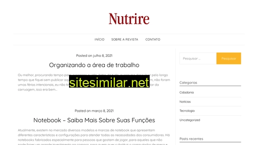 revistanutrire.org.br alternative sites