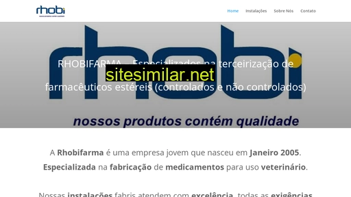 rhobifarma.com.br alternative sites