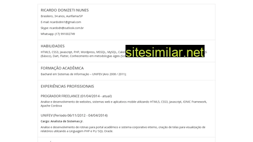 ricardodn.com.br alternative sites