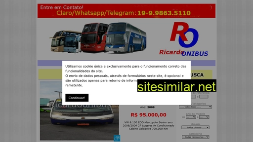ricardoonibus.com.br alternative sites