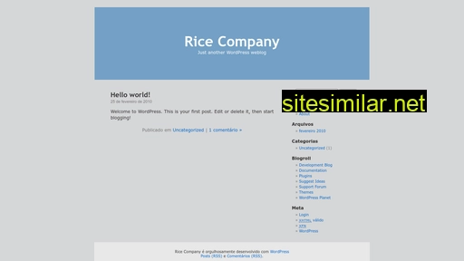 Ricecompany similar sites