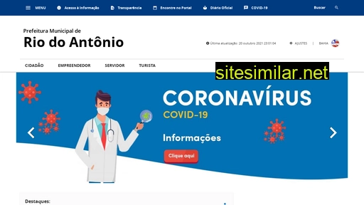 riodoantonio.ba.gov.br alternative sites