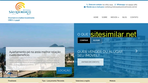 rivierasaolourencoimoveis.com.br alternative sites