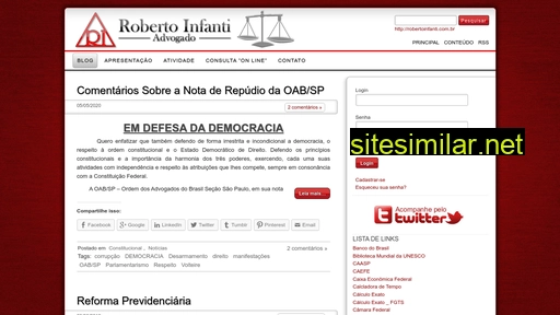 robertoinfanti.com.br alternative sites