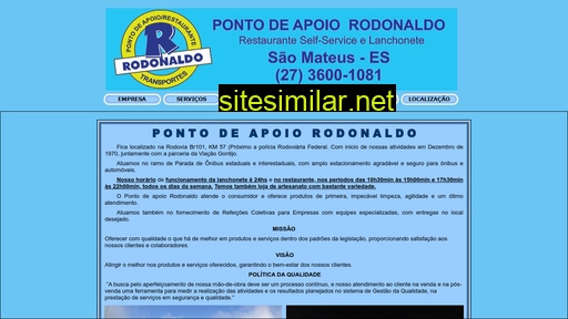 rodonaldo.com.br alternative sites