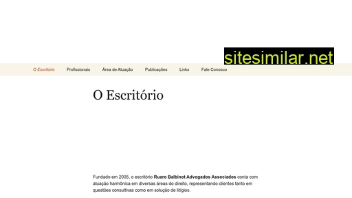ruarobalbinot.adv.br alternative sites