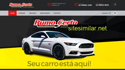 rumocertoveiculos.com.br alternative sites