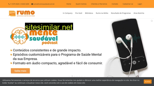 rumosaudavel.com.br alternative sites