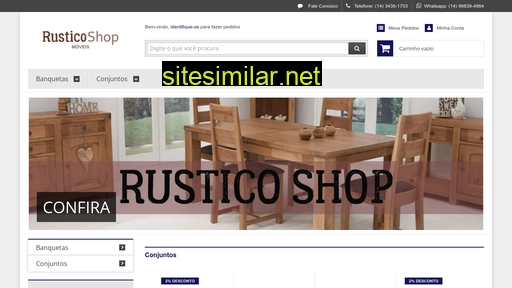 rusticoshop.com.br alternative sites