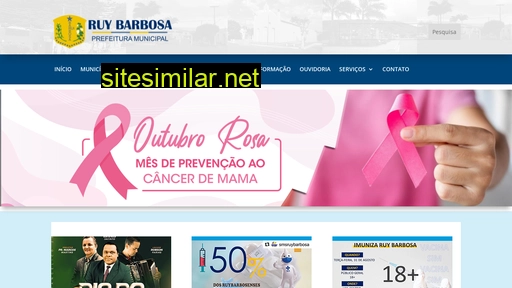ruybarbosa.rn.gov.br alternative sites