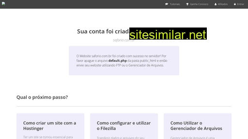saforio.com.br alternative sites