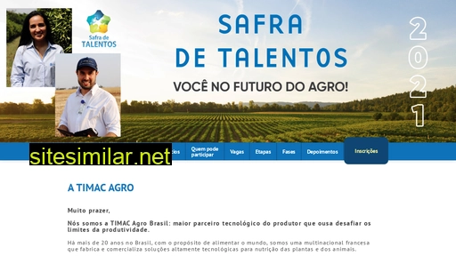 safradetalentos.timacagro.com.br alternative sites