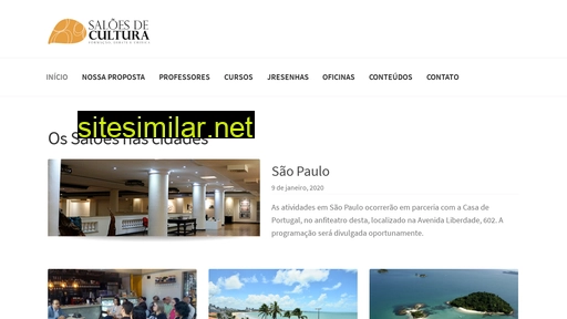 saloesdecultura.com.br alternative sites