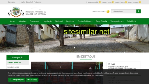 saltodadivisa.mg.gov.br alternative sites