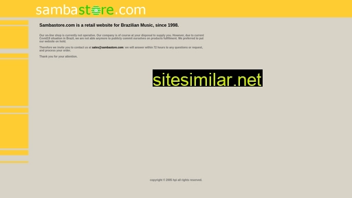 sambastore.com.br alternative sites