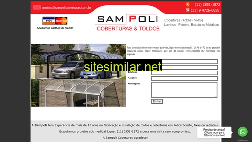 sampolicoberturas.com.br alternative sites