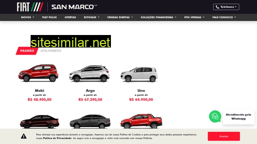 sanmarcofiat.com.br alternative sites