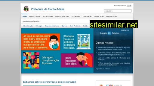 santaadelia.sp.gov.br alternative sites