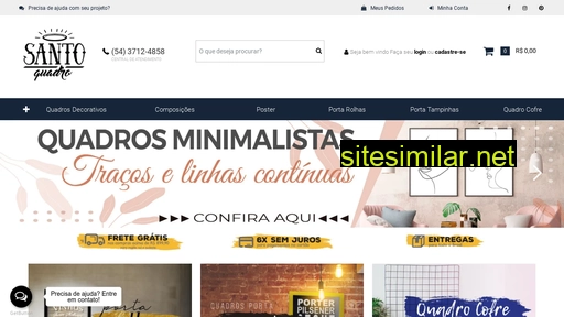 santoquadro.com.br alternative sites