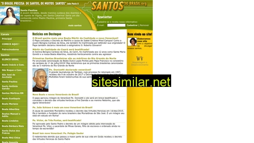 santosdobrasil.org.br alternative sites