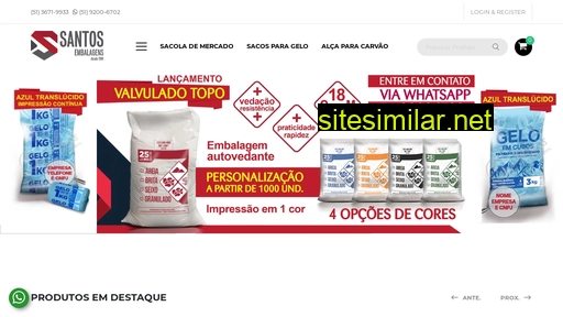 santosembalagens.com.br alternative sites
