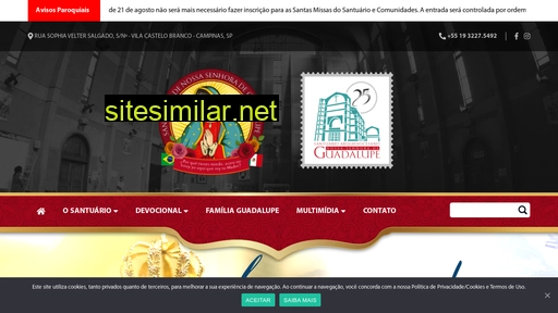 santuariodeguadalupe.com.br alternative sites
