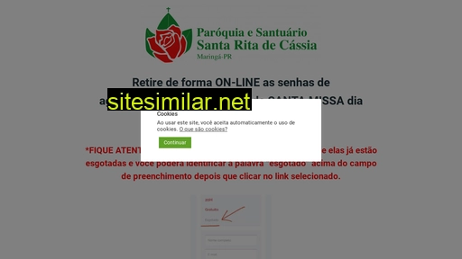 santuariosantarita.org.br alternative sites
