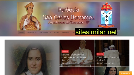 saocarlosborromeu.org.br alternative sites