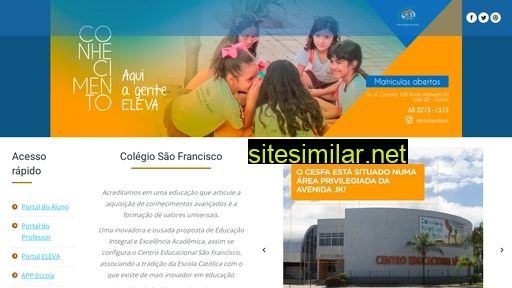 saofranciscopalmas.com.br alternative sites