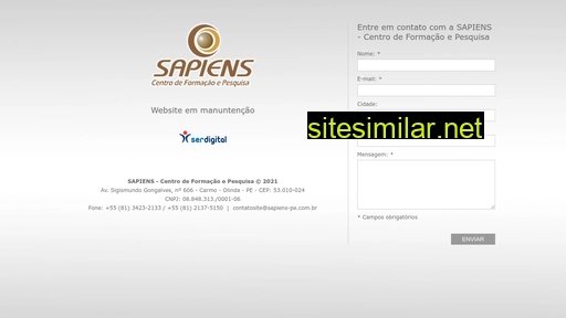 sapiens-pe.com.br alternative sites