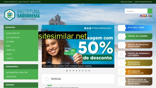 saquarema.rj.gov.br alternative sites