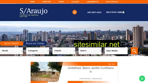 saraujoimoveisfoz.com.br alternative sites