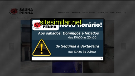 saunapenha.com.br alternative sites