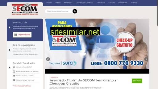 secom.org.br alternative sites