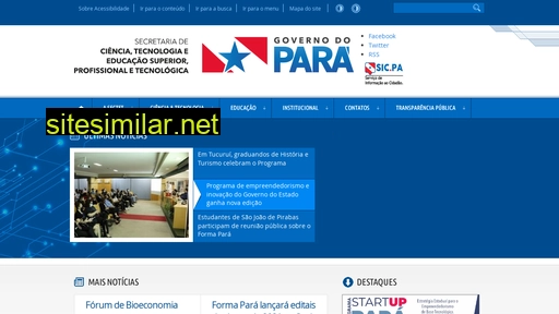 sectet.pa.gov.br alternative sites