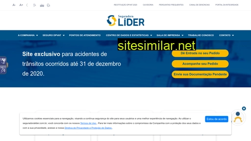 seguradoralider.com.br alternative sites