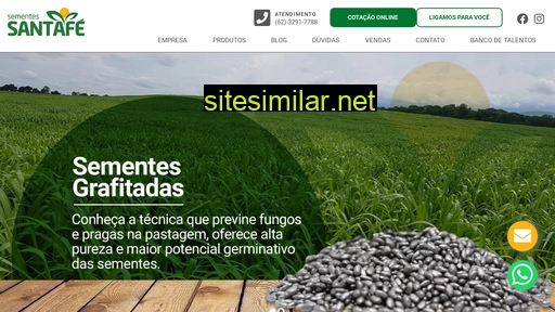 sementesantafe.com.br alternative sites