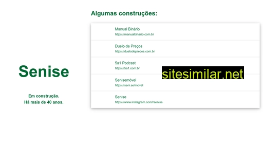 senise.pro.br alternative sites