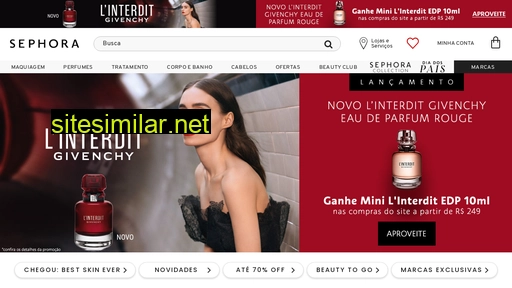 sephora.com.br alternative sites