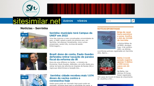 serrinhanoticias.com.br alternative sites